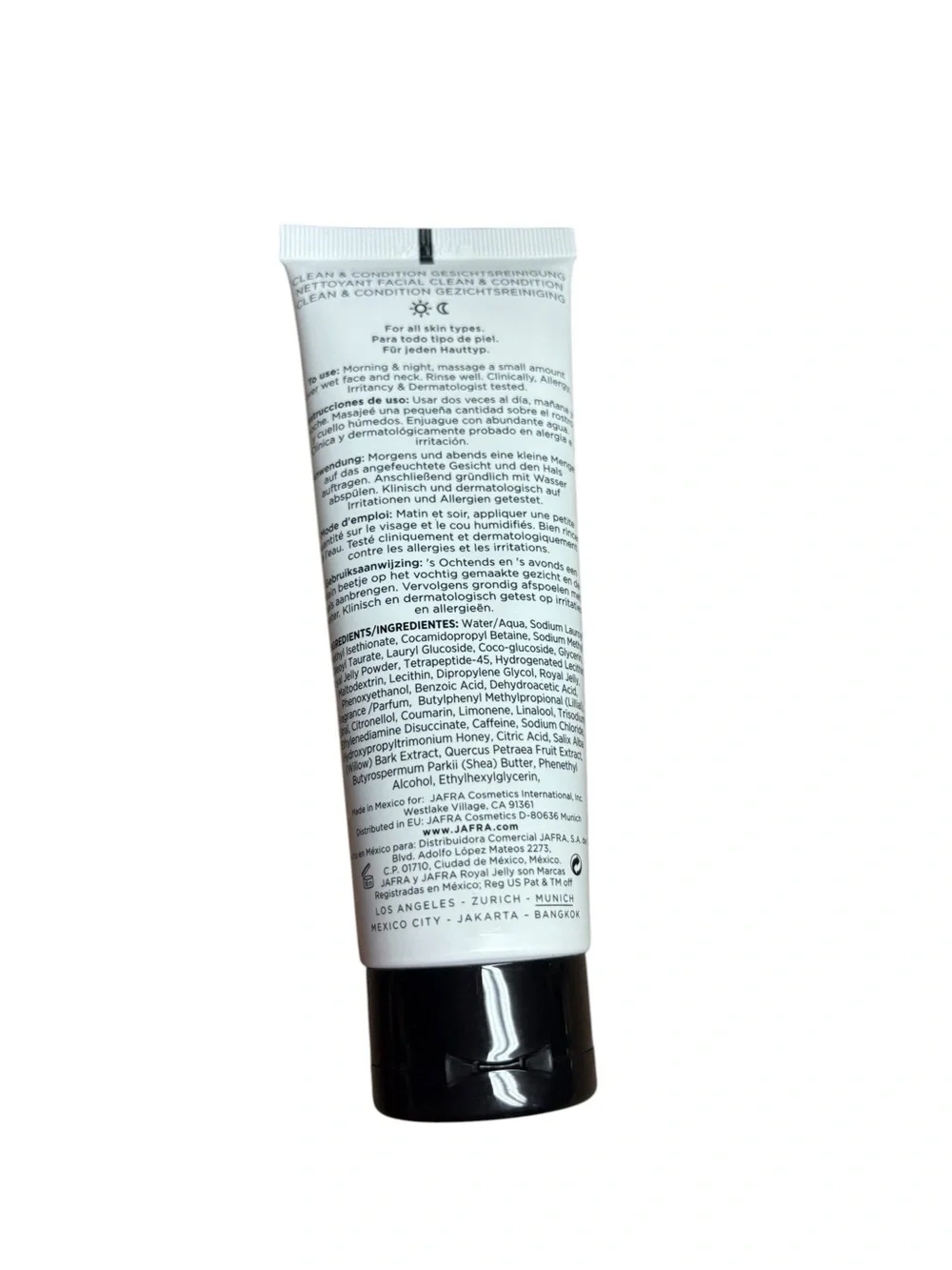 Jafra Royal Men Royal Jelly Clean+Condition Face Wash 4.2 FL OZ new